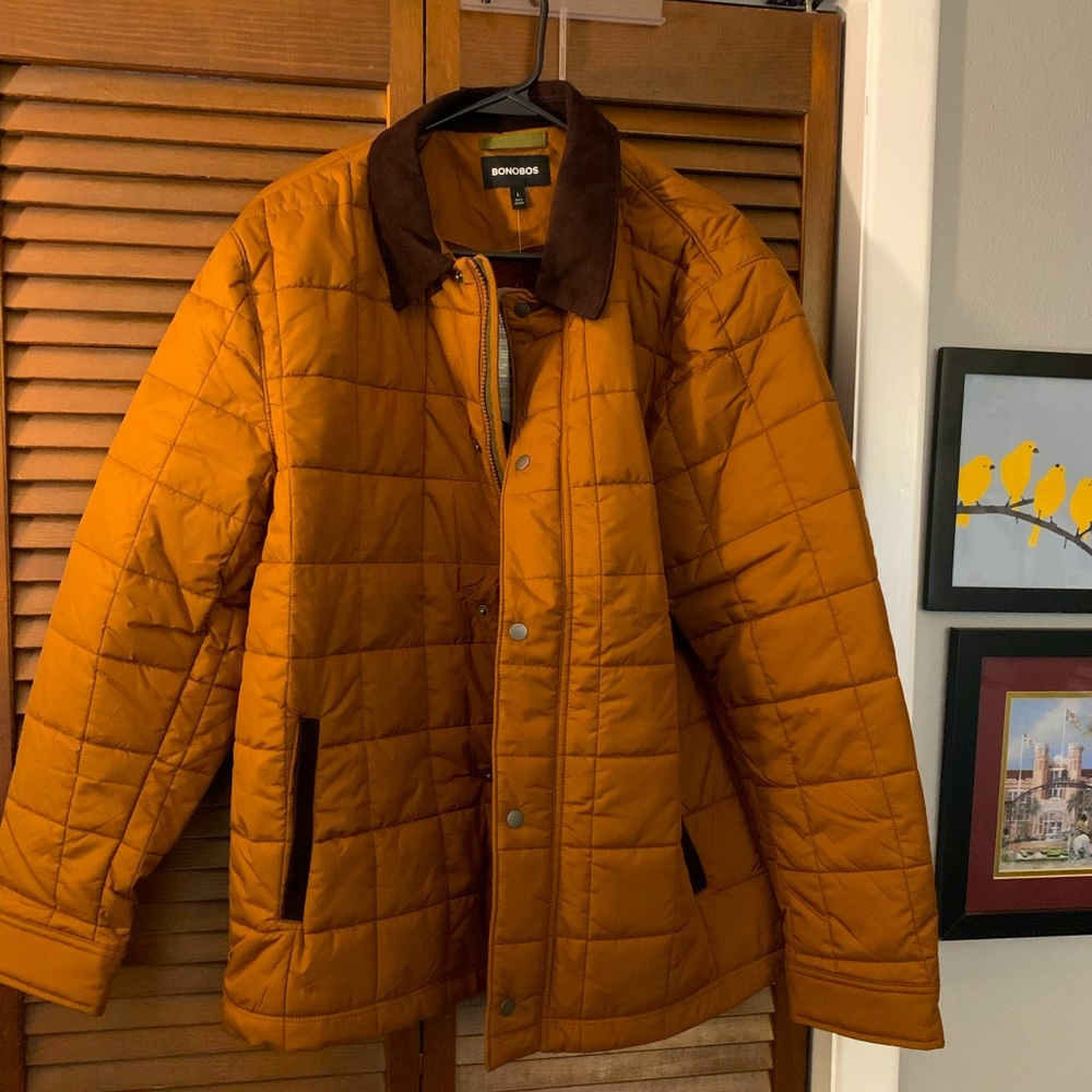 Men’s Bonobos quilted barn jacket